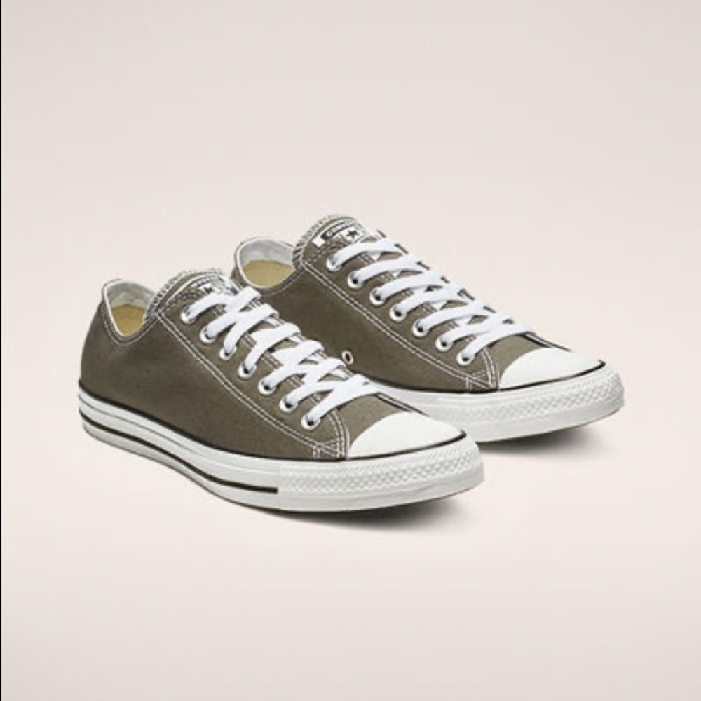 Grey Converse Low Tops